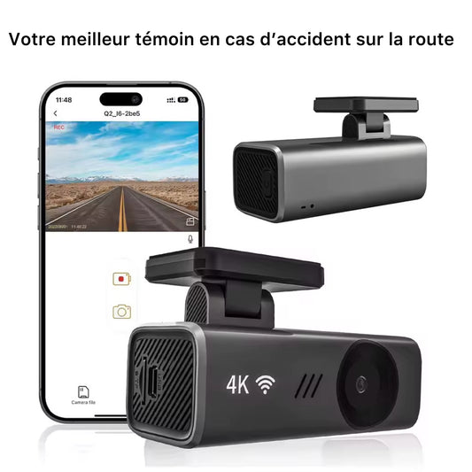 Dashcam 4K+1080P